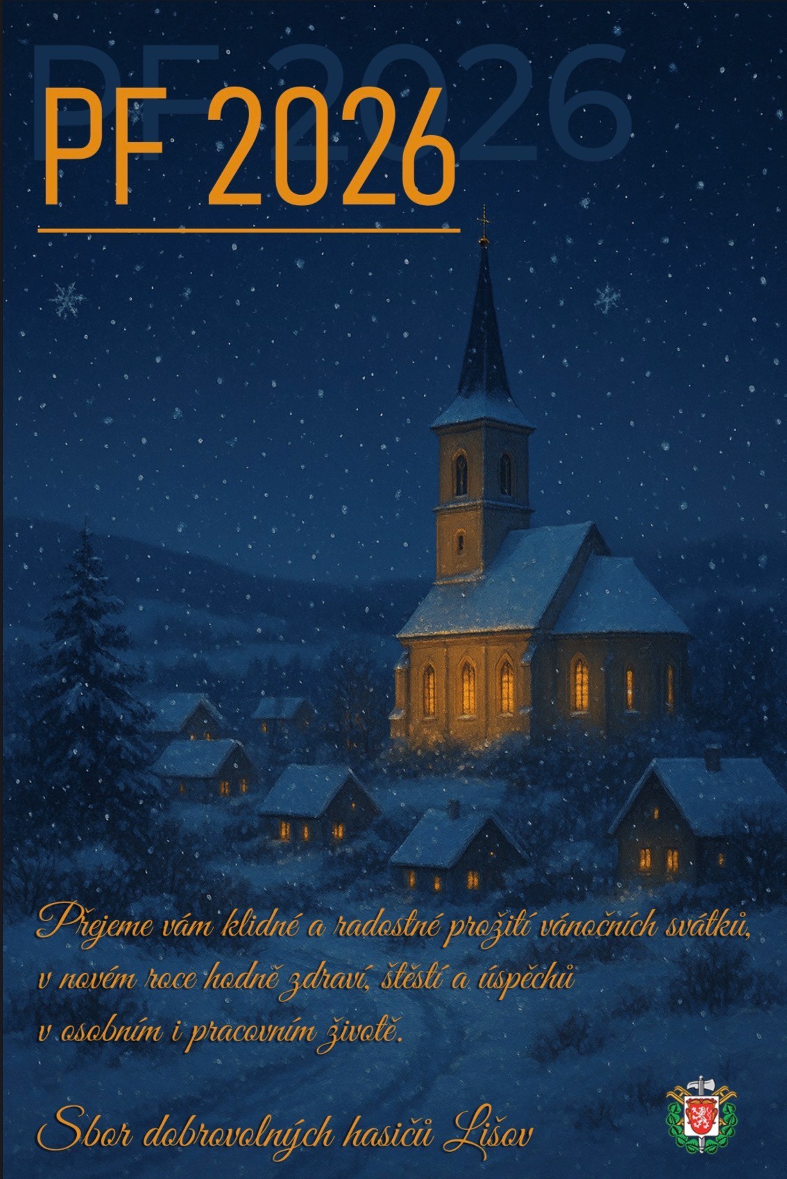PF 2026 Hasiči Lišov